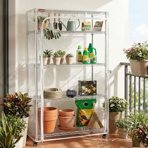 Clear PVC Wire Rack Cover, Fits 36" W x 18" D x 72" H Shelving Unit - Image 6