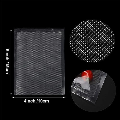 Outus 4 x 6 Inch Vacuum Heat-Seal Bags Pre-Cut Vacuum Sealer Bags for Food Preservation (240 Pieces) - Image 2