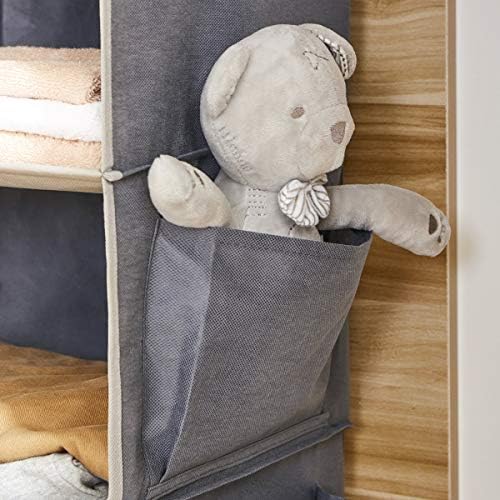 YOUDENOVA Hanging Closet Organizer and Storage, 6-Shelf, 2 Packs, Grey - Image 7