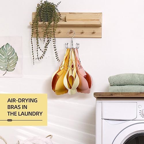 Belt Hanger, Space Saving Belt Organizer for Closet, Max 24 Storage Capacity, Rotating Belt Rack Closet Organizers and Storage for Hanging Belt, Ties, Silver - Image 6
