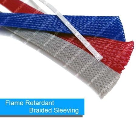 Electriduct 1/2" PET Expandable Braid Sleeving Flame Retardant Flexible Wire Mesh for Cord Management and Cable Protection - 100 Feet - Red - Image 4