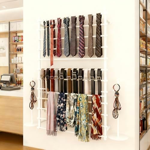 12 Layers Wall Ribbon Organizer Holder Wrapping Paper Thread Scarf Tie Rack - Image 2