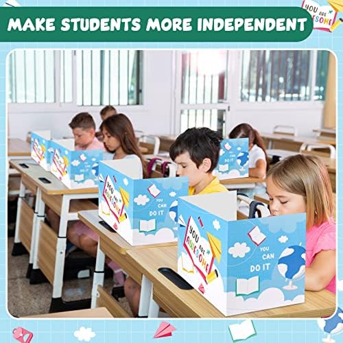 36 Pcs Desk Dividers Privacy Boards for Student Classroom, You are Awesome - Image 5