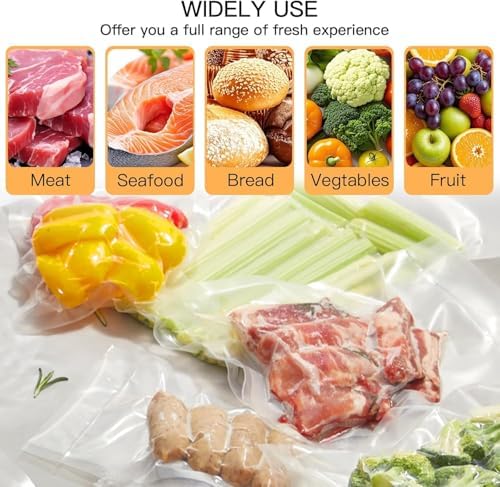 MEGAWISE Vacuum Sealer Bags 25 Count, 11x14" BPA-Free Embossed Bags - Image 7
