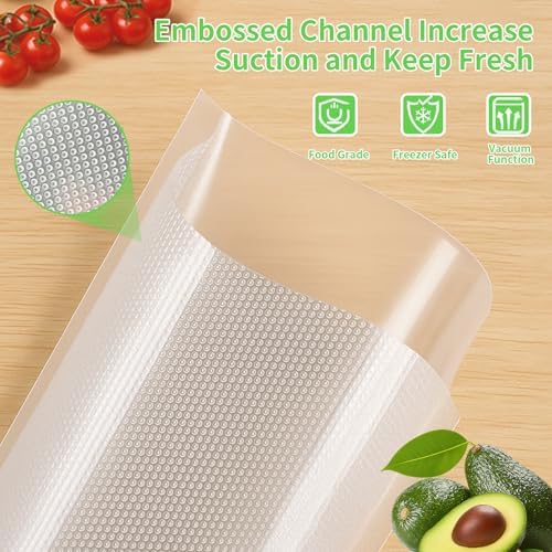 MakMeFre 2Pack Vacuum Sealer Bags Rolls 11"x50' for Food Storage - Image 5