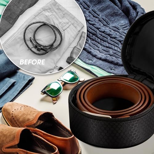 Belt Organizer Case,Travel Belt Storage Holder for Closet Drawer - Image 4