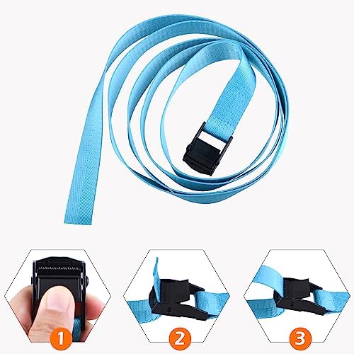 TRIWONDER Tie Down Straps Lashing Straps with Cam Buckle Nylon Webbing Heavy Duty Adjustable for Battery Kayak Motorcycle Cargo Packing - Image 5