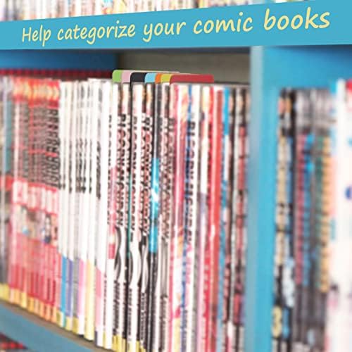 Lewtemi 20 Pcs Comic Book Dividers with Tabs Book Shelf Dividers - Image 5