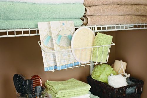 ClosetMaid 3937 Packet Pal Wire Shelf Storage Accessory, 2.586" D x 4.193" H x 8.287" W, White - Image 2