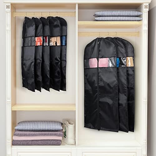 Univivi Garment Bag Suit Bag for Storage and Travel, 50 Inch, Set of 5 - Image 6