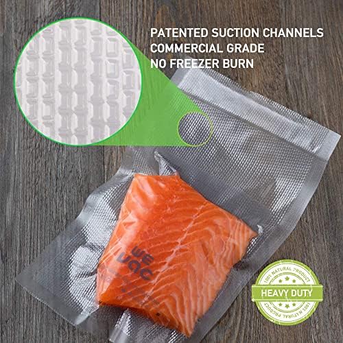 Wevac Vacuum Sealer Bags for Food, 8"x100' & 11"x100' Rolls with Cutter Box - Image 2