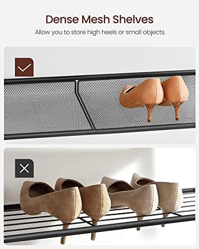 VASAGLE 5-Tier Shoe Rack, Adjustable, Freestanding - Image 4