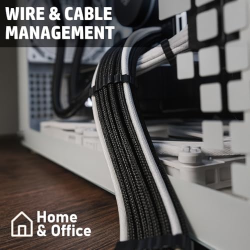 MGI SpeedWare Braided Split-Sleeve Wire Loom for High-Temperature Automotive Harness and Home Cable Management 10 feet (1/8") - Image 5