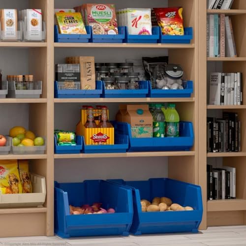Akro-Mils 30110 Heavy Duty Plastic Shelf Bins, 12"x 3"x 4", Green, 24-Pack - Image 4