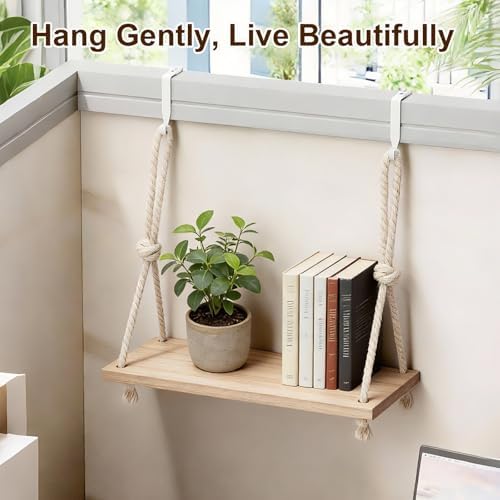 Cubicle Hanging Shelf with Adjustable Hooks for Office Storage - Image 5