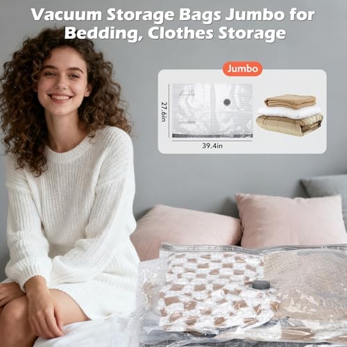 Vacuum Storage Bags Jumbo with Wireless Recharging Pump - Image 5