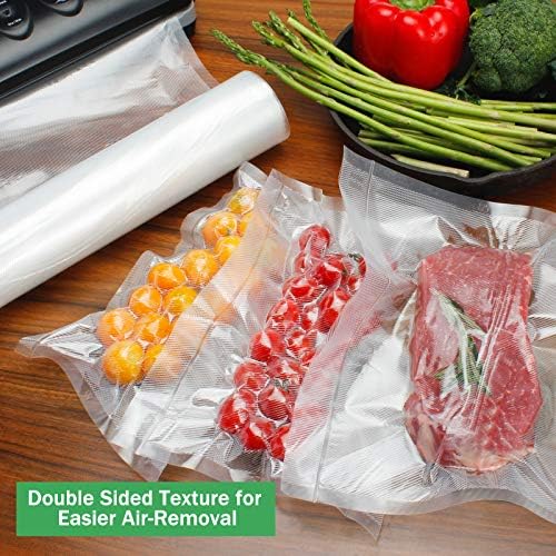 Vacuum Sealer Bags Rolls (2-Pack), 8” X 50’ Heavy Duty Commercial Grade Embossed Bags for Food Preservation Freezer Sous Vide Cooking(Total 100 Feet) - Image 4