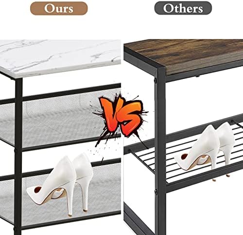 Garden 4 you Shoe Rack for Entryway Closet, Metal Mesh Shoe Organizer - Image 6