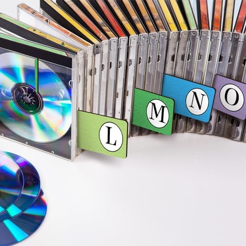 26 Pcs Colorful Alphabet Book Dividers A-Z Wooden Organizer - Image 5