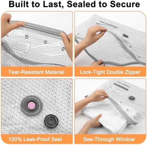 16 Pack Travel Vacuum Bags with Pump - Image 5