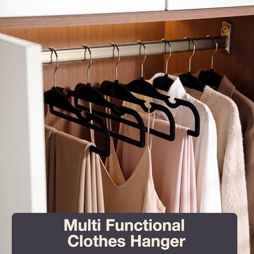 Velvet Pants Hangers 20 Pack Velvet Hangers Non Slip,for Pants Coat - Image 6