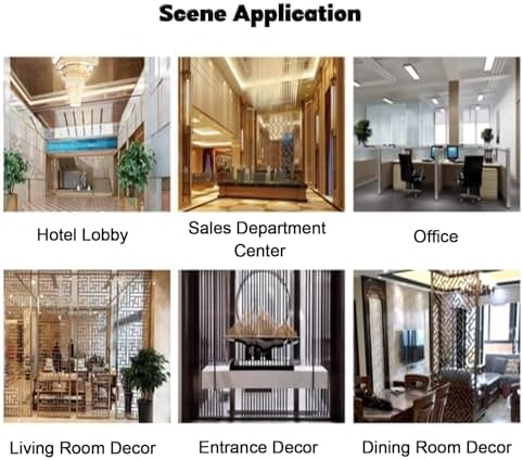 8 x Metal Room Dividers, Adjustable Heights Floor-to-Ceiling Tiles, Office Privacy Screens, 2/3/4/5/6/7/8ft High, Easy to Install Partition - Image 6