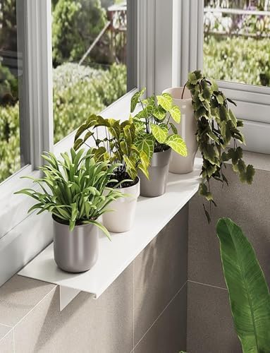 Adjustable Removable Carbon Steel Window Sill Extender Plate, Countertop Extension Board for Kitchen Organization And Storage, Window Plant Shelves With Magnetic Backplane(25) - Image 7