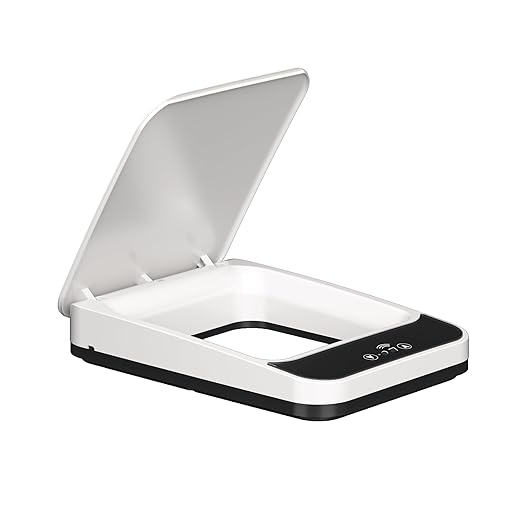 FRESHLIX Replacement Trash Can Lid Compatible with 2.2 x 2.6-Gallon Sensor Trash Can Battery Powered White