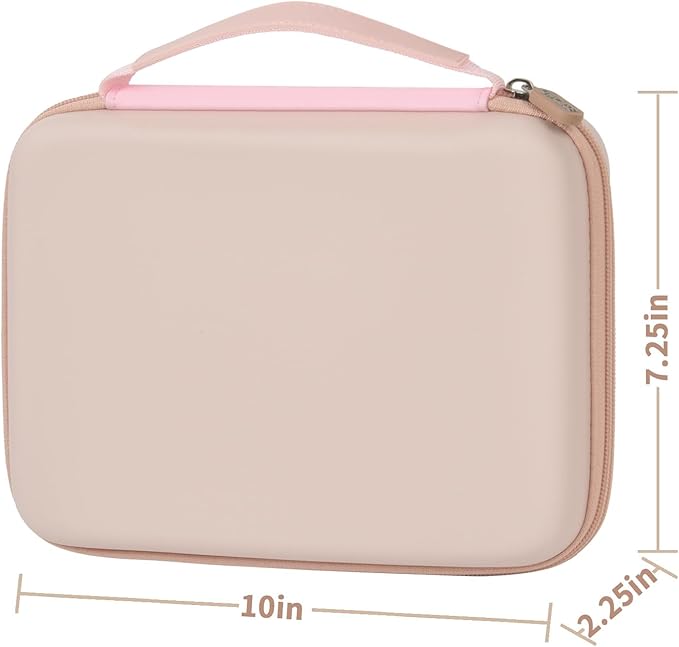GWCASE Ring Organizer Storage Case - Jewelry Ring Display Collector Box with 42 Slots. Rings Case Holder Showcase Fits for 50+ Rings, Earrings, Brooches and Cufflinks (Box Only)-Pink