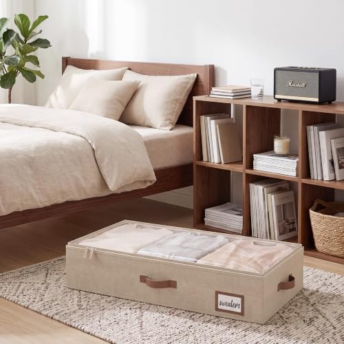 StorageWorks 6 Inch Low Profile Underbed Storage Containers with Clear Lid - Image 5