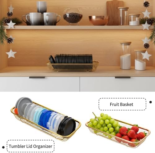 6 Pack Gold Silverware Kitchen Drawer Organizer, ​​Stainless Steel Silverware Tray for Drawer, Utensil Holder for Party, Cutlery and Flatware Basket for Knife, Fork, Spoon, 12 × 5 × 2IN - Image 4