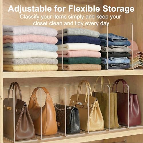 SortNStore Shelf Dividers Closet Organization: 12" Tall x 12" Deep (Taller) - Image 5