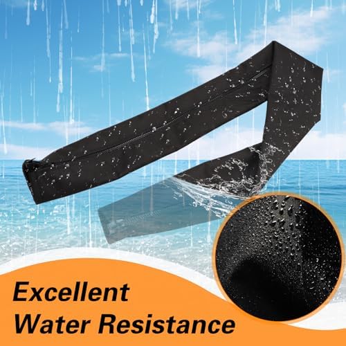 EVRBUL 48 Inch Zippered Rigging Sleeve, Heavy Duty 600D Waterproof Marine Cable Jacket, Trolling Motor Cable Sleeve for Bundling Control Cables Fuel Lines and Electrical Wires - Image 6