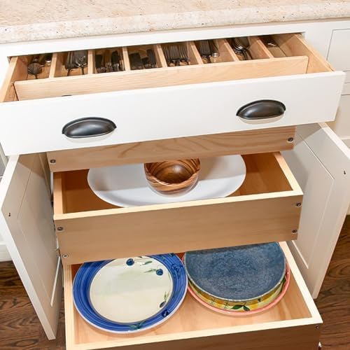 Mulush Pull Out Cabinet Organizer 23''W×21''D×19''H Slide Out Drawer - Image 2