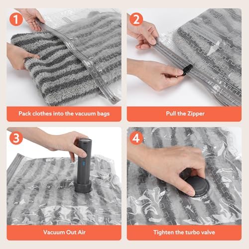 Travel Vacuum Bags with Wireless Recharging Pump - Image 5