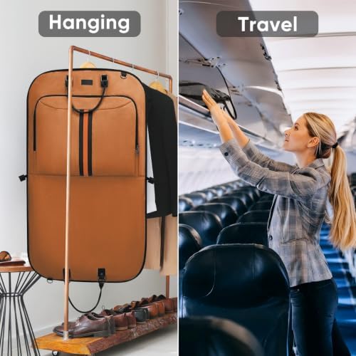 BALEINE Garment Bags for Travel, Water Resistant Carry on Suit Bag - Image 6