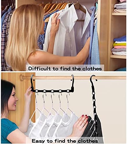 24 Pack Closet Organizers and Storage, Stronger Space Saving Hangers - Image 6