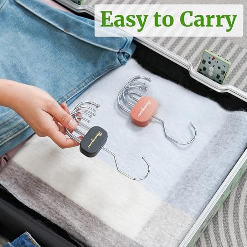 Cedar Wooden Belt Hanger, Belt Organizer for Closet,Rotatable Tie Rack,Belt Holder,Hanging Closet Storage Hook for Belt, Bra, Tank Top, Tie, Scarf, Purse, 2PCS - Image 5