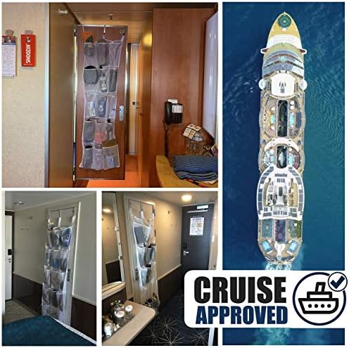 Cruise On Large Mesh Over-the-Door Hanging Organizer, 15 Pocket, 24x60 in - Image 2