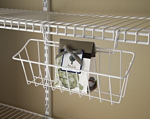 ClosetMaid 3937 Packet Pal Wire Shelf Storage Accessory, 2.586" D x 4.193" H x 8.287" W, White - Image 6