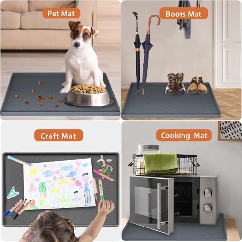 TigeJoy Under Sink Mats for Kitchen Waterproof 28" x 22", Cabinet Liner - Image 7