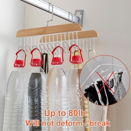 Bra Hangers for Closet Organizer with 24 Hook Belt Hanger for Closets 3 Pcs - Image 7