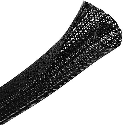 Cable Management Sleeve, Split Design, 10FT - 1/2 Inch, Black by CrocSee