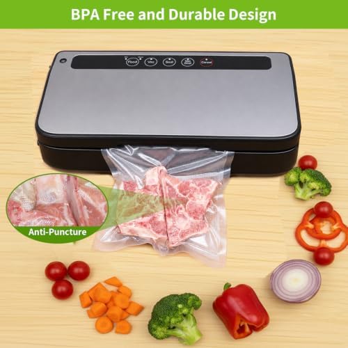 200 Pint 6x10Inch Vacuum Sealer Bags for Food Storage - Image 5