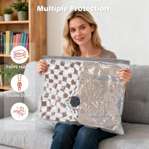 Vacuum Storage Bags Jumbo with Wireless Recharging Pump - Image 4