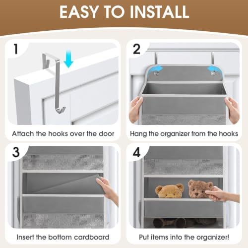SpaceHacks 1 Pack Over The Door Organizer Hanging Storage Room Organizer - Image 3