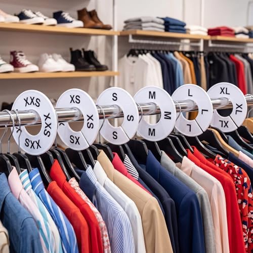 Blulu 10 Round Closet Dividers for Clothing Rack Organizers - Image 4