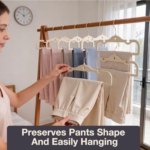 Velvet Pants Hangers 20 Pack Velvet Hangers Non Slip,for Pants Coat - Image 5