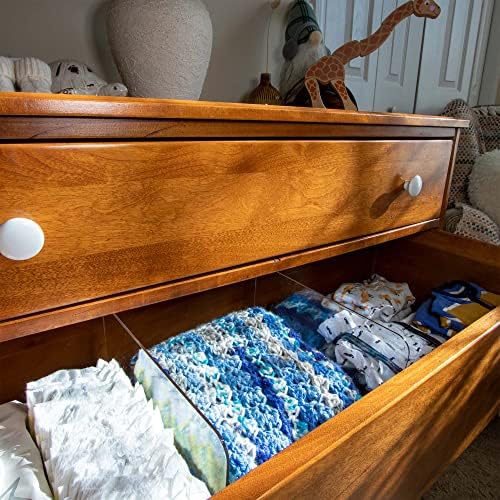 Bee Neat Closet Acrylic Shelf Dividers, Closet Organizer, 2 Pack, 8", 11 ⅝" - Image 3