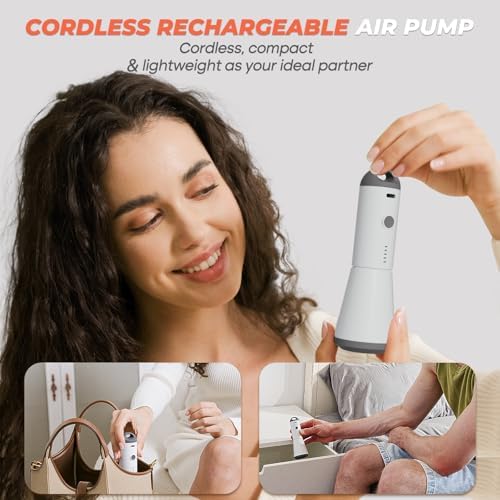 Vacbird Vacuum Seal Bags for Clothing with Rechargeable Cordless Pump, 12 Pack Compression Packing Bags, Space Saver Storage for Seasonal Clothes Bedding Blanket Pillows Comforters Luggage Travel - Image 5